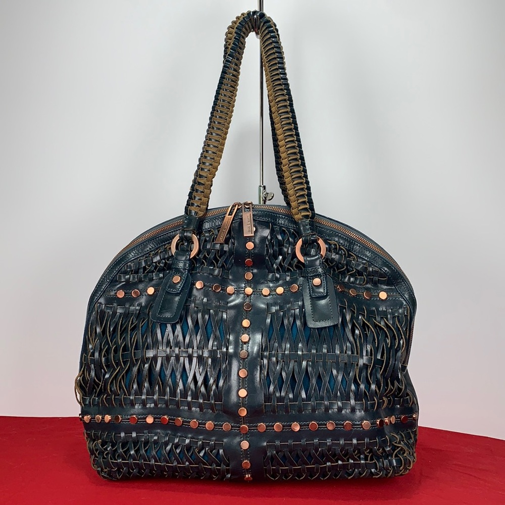 David and Scotti dark green bag.